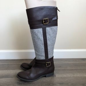Lauren Conrad Brinkley Brown Riding Boots